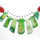 Colier statement cu agate naturale i mrgele de s