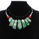 Colier statement cu agate naturale i mrgele de s