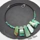 Colier handmade unicat - agate naturale cod1359