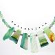 Colier handmade unicat - agate naturale cod1359