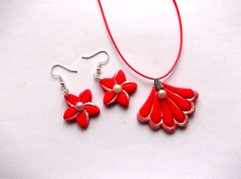 set bijuterii cu fimo 