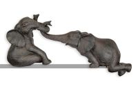 Doi elefanti-set statuete din rasini