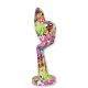 Chip sprijinit in mana-statueta din rasini