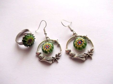 Set cu sticla murano