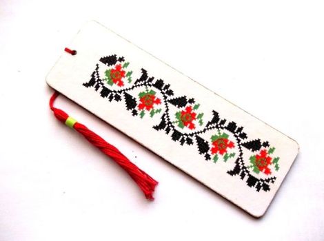 semn de carte cu motiv traditional 