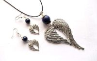 Set aripi ingerasi cu lapis lazuli 