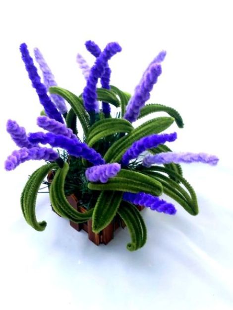 aranjament floral cu lavanda