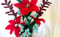 aranjament floral cu flori 