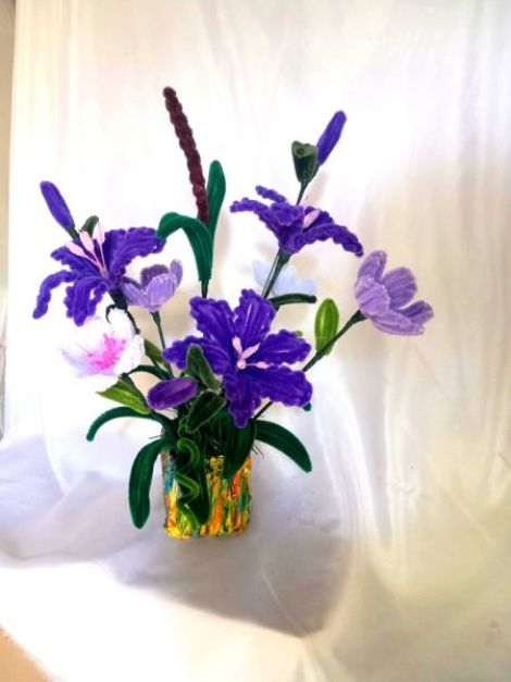 aranjament floral cu flori