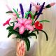 aranjament floral cu flori 