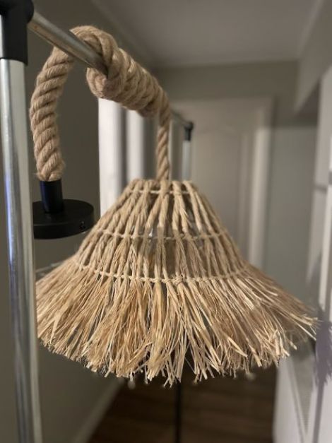 Lustra pendul fibre naturale