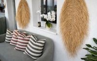 Ornament perete Boho fibre naturale