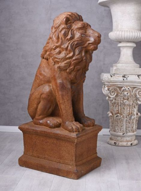 Leu-statueta din rasini speciale