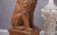 Leu-statueta din rasini speciale