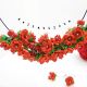 Set Bijuterii Handmade Colier i Cercei cu Flori R