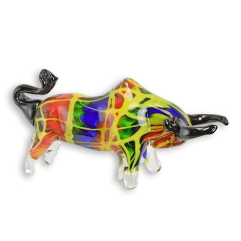 Taur-figurina din sticla Murano