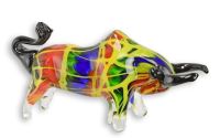 Taur-figurina din sticla Murano