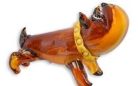 Buldog englez-figurina din sticla Murano