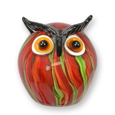 Bufnita-figurina din sticla Murano