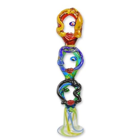 Totem-figurina din sticla Murano