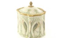 Bomboniera Art Nouveau din portelan Craquele 
