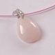 Pandantiv cuart roz - martisor