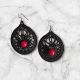 Cercei macrame Noir