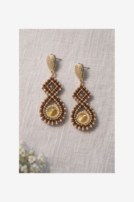 Cercei cu cristale Swarovski