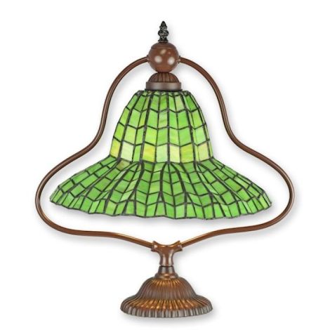 Lampa de masa Tiffany cu abajur clopot