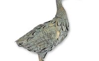 Rata decorativa din metal antik grey
