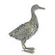 Rata decorativa din metal antik grey