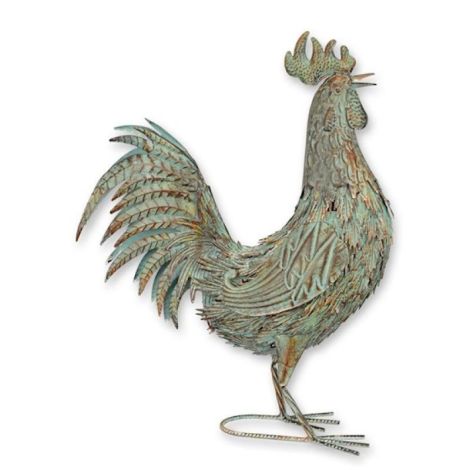 Cocos decorativ din metal antik grey