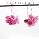 Set bijuterii cu flori roz colier statement i cer