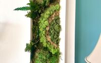 Tablou cu muschi si plante stabilizate 20x60