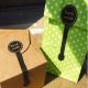Etichete autoadezive negru "handmade"