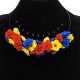 Colier handmade statement - Tricolorul Romaniei c