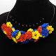 Colier handmade statement - Tricolorul Romaniei c