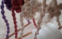 Suport pentru hartie igienica macrame 