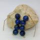 Cercei hipoalergenici cu pietre  Lapis lazuli 4cm