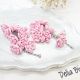 Cercei Handmade unicat cu flori roz cod1385