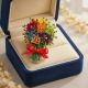 Brosa buchet de flori