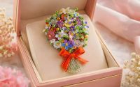 Brosa buchet de flori