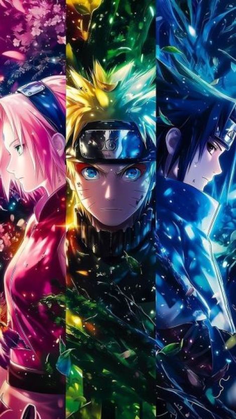 Set 3 semne de carte Naruto