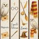 Set 4 semne de carte Harry Potter 