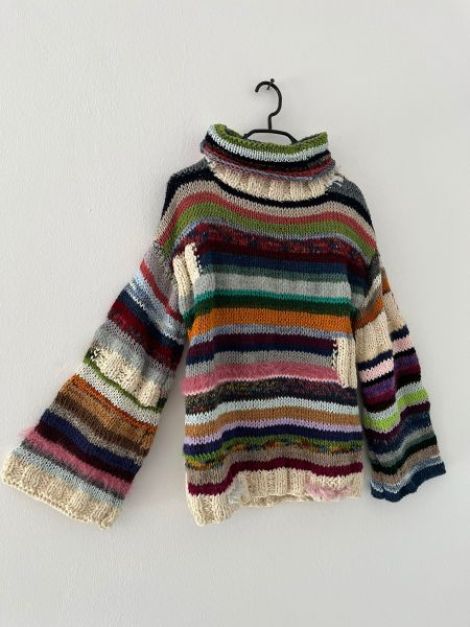 Pulover clduros cu mneci cardigan