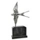 Randunica in zbor-statueta din bronz 