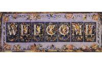 Decoratiune din metal Welcome