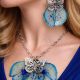 Cercei handmade din lalele naturale 01847