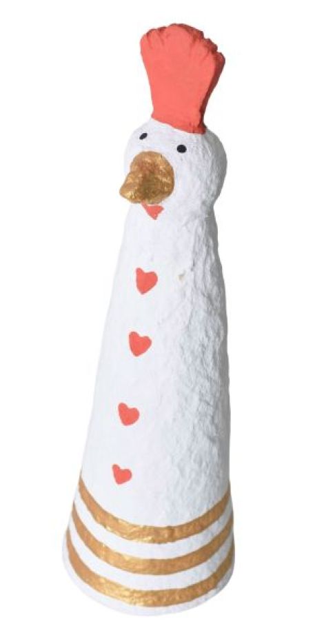 Puiut-figurina din materiale reciclabile