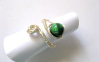 inel ochi de tigru verde 